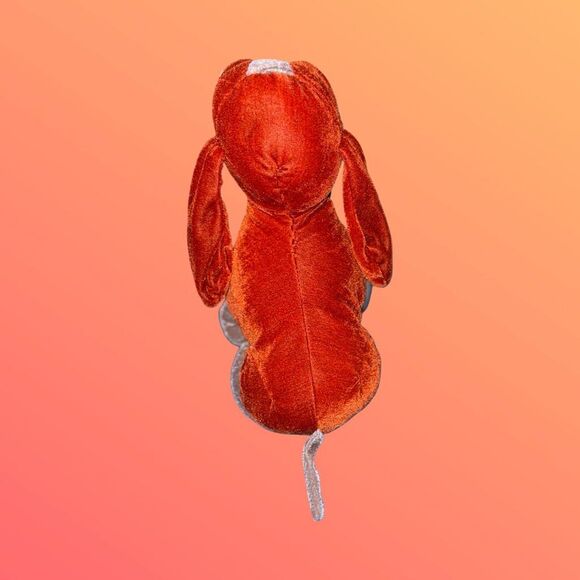 Vintage Bassett Hound Plush Velvet Feel Stuffed Dog Puppy 11” - Picture 6 of 7